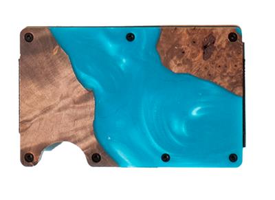 Utility Wallet ~ Wood Resin - Henderson's Western Store