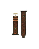 Western Leather Watch Band ~ Floral Tooled - Henderson's Western Store