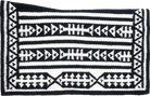Good Medicine Blanket ~ Slings & Arrows ~ Black - Henderson's Western Store
