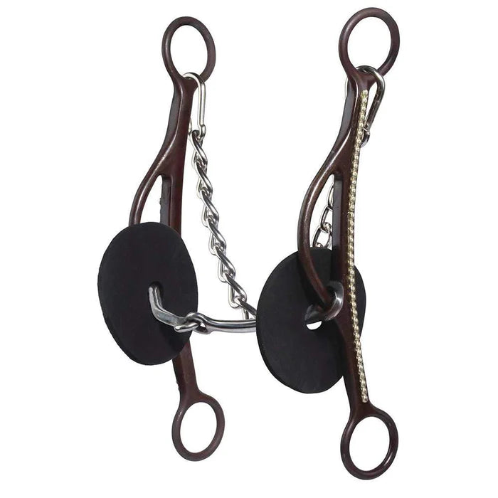 Pozzi Long Gag Smooth Snaffle