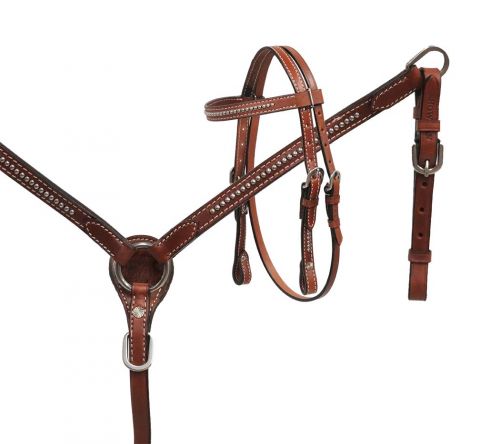 Leather Browband Headstall Set ~ Mini - Henderson's Western Store