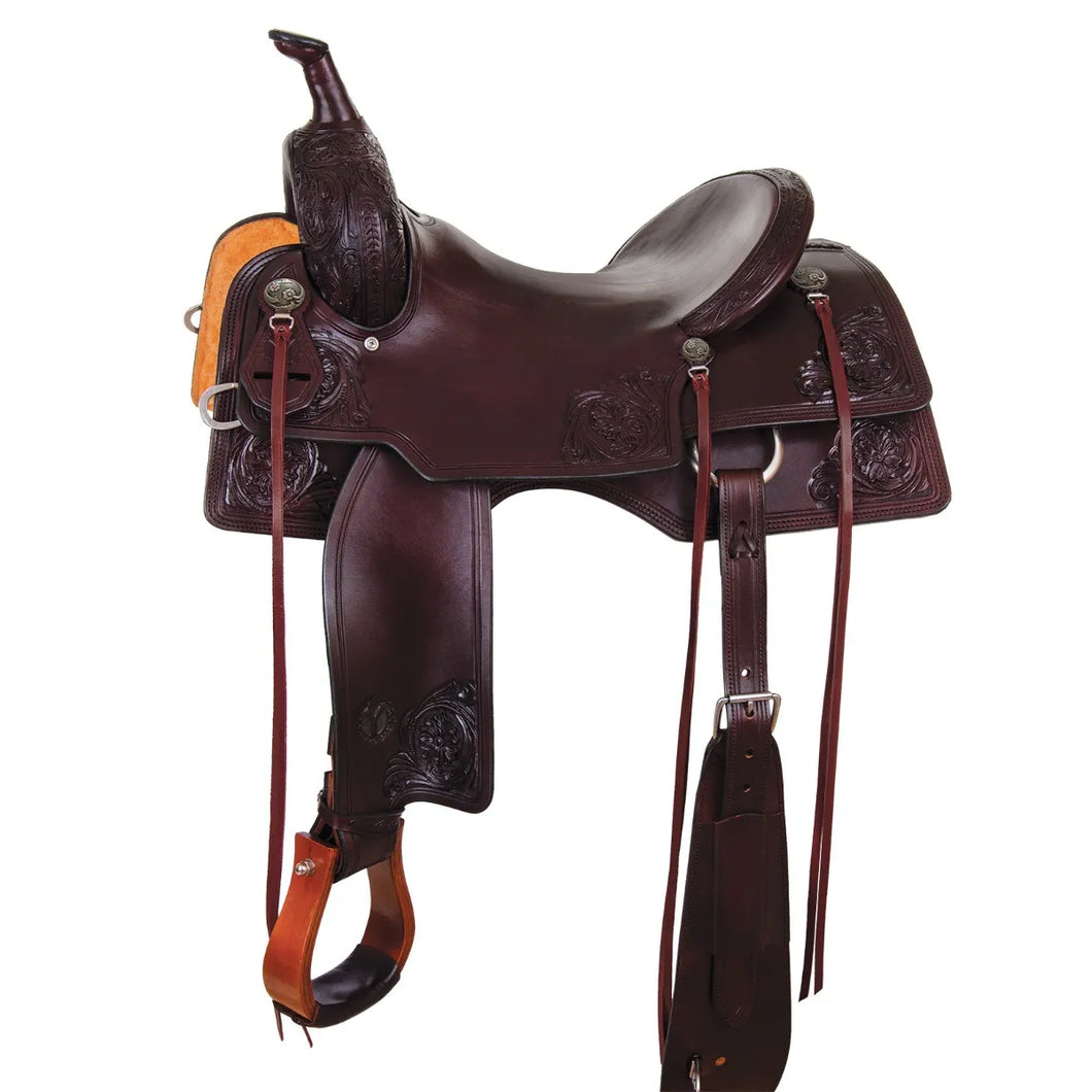 Cody Crow Ranch Rider Saddle - Henderson's Western Store