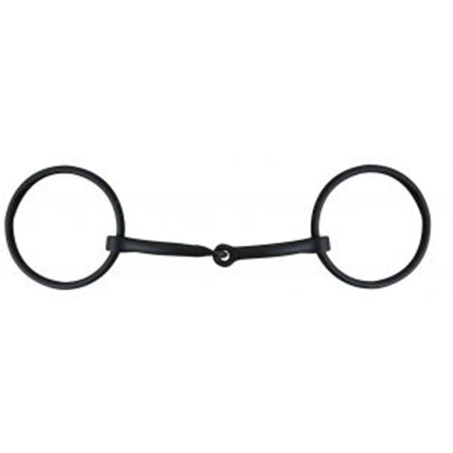 Black Steel Loose Ring Snaffle