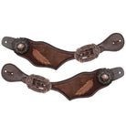 Raven Hide Spur Straps - Henderson's Western Store