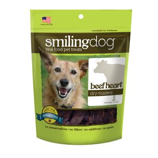 Smiling Dog Treat - Beef Heart Dry Roasted