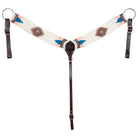 Mohair Wool String Breast Collar ~ Blush Breeze - Henderson's Western Store