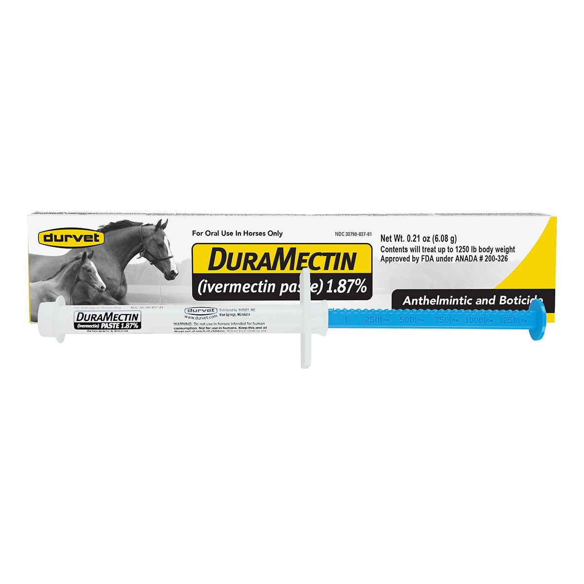 DuraMectin Horse Dewormer Paste - Henderson's Western Store