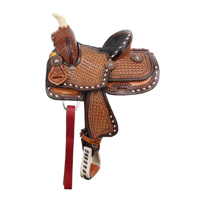 Youth Bronco Belle Barrel Saddle - Henderson's Western Store