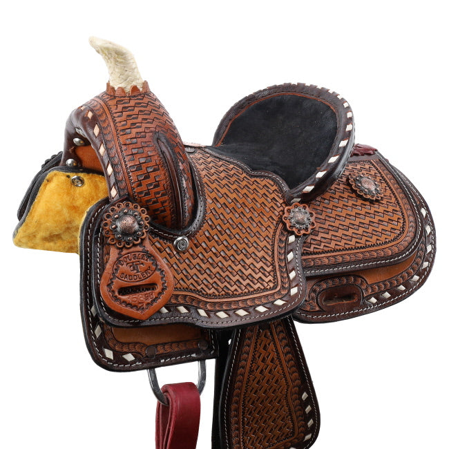 Youth Bronco Belle Barrel Saddle - Henderson's Western Store