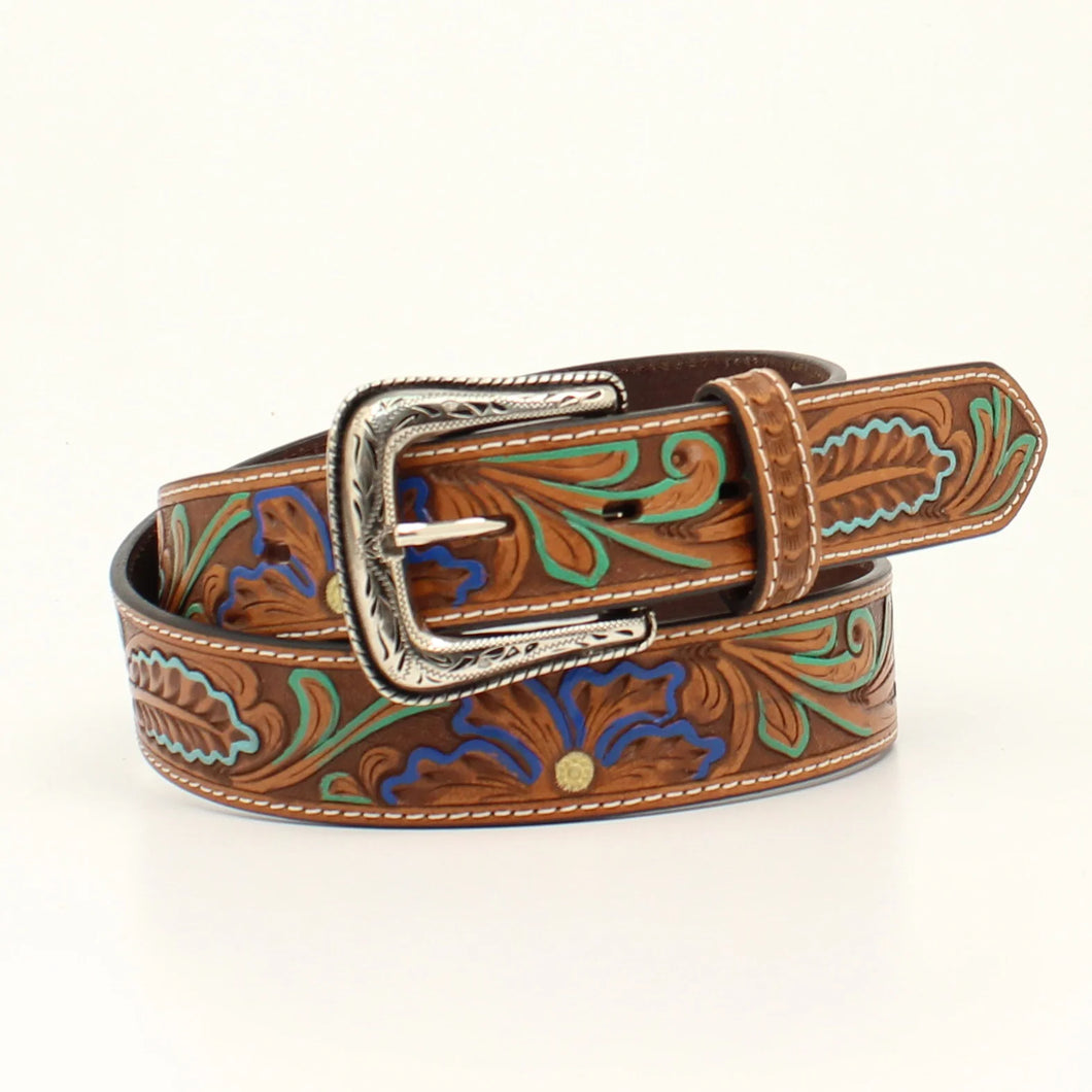 Painted Floral Belt - Henderson's Western Store