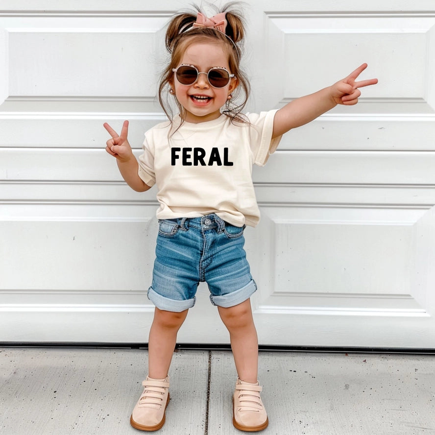 Nearly Feral Tee for Wild Child