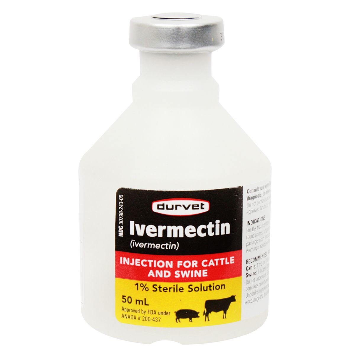 Ivermectin Cattle and Swine Injection - Henderson's Western Store