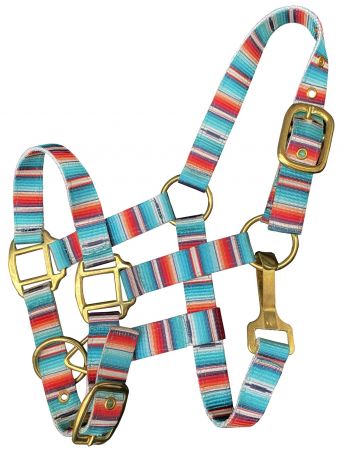 Nylon Halters ~ Serape ~ Pony - Henderson's Western Store