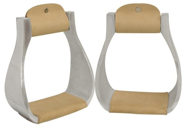 Light weight Polished Aluminum Stirrups - Henderson's Western Store