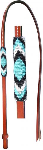 Copy of Leather Over & Under ~ Teal Bead - Henderson's Western Store