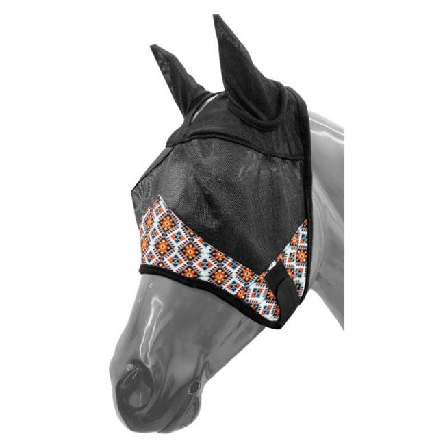 Aztec Print Fly Mask W/Ears - Henderson's Western Store