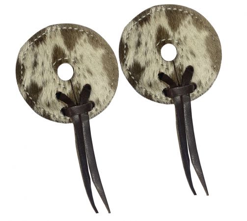 Hair on Cowhide Leather bit guards - Henderson's Western Store