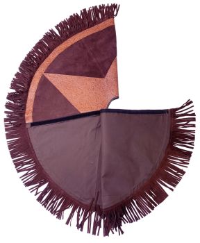 Suede Leather Christmas Tree Skirt - Henderson's Western Store