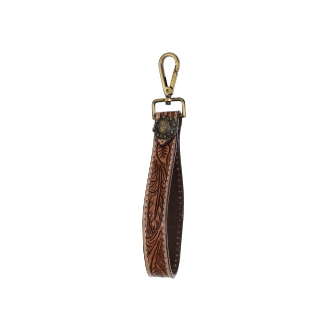 Leather Key Chain ~ Copper Canopy