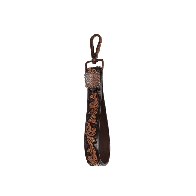 Leather Key Chain ~ Espresso