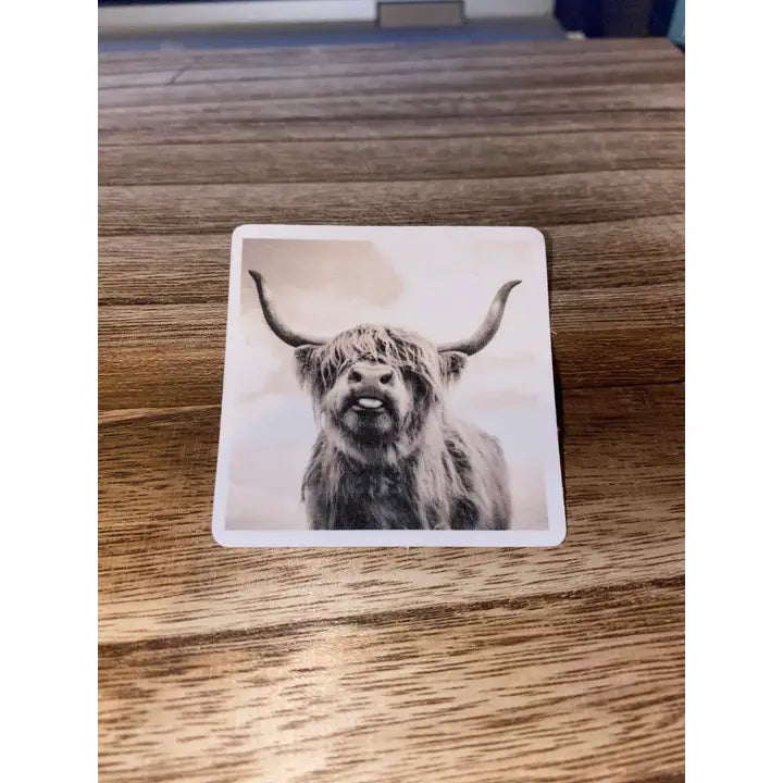 Highland Cow Sticker