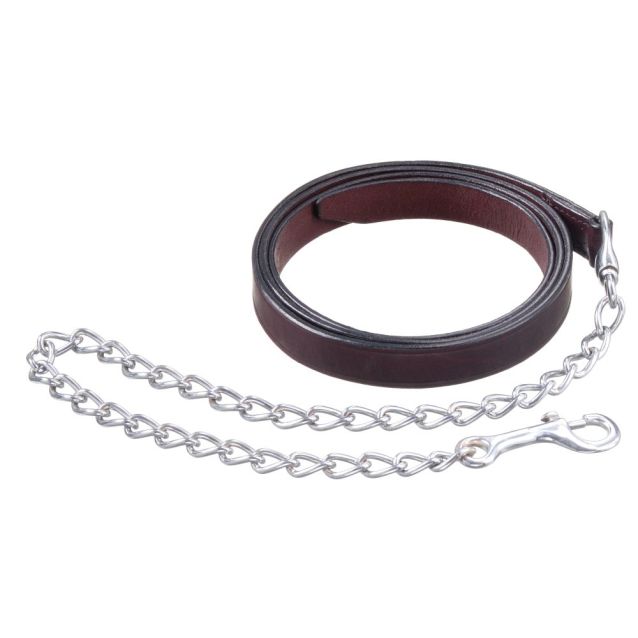 Royal King Leather Lead W/Chain