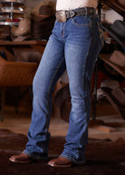 Petal Stitch Embroidered Riding Jean by Rock & Roll - Henderson's Western Store
