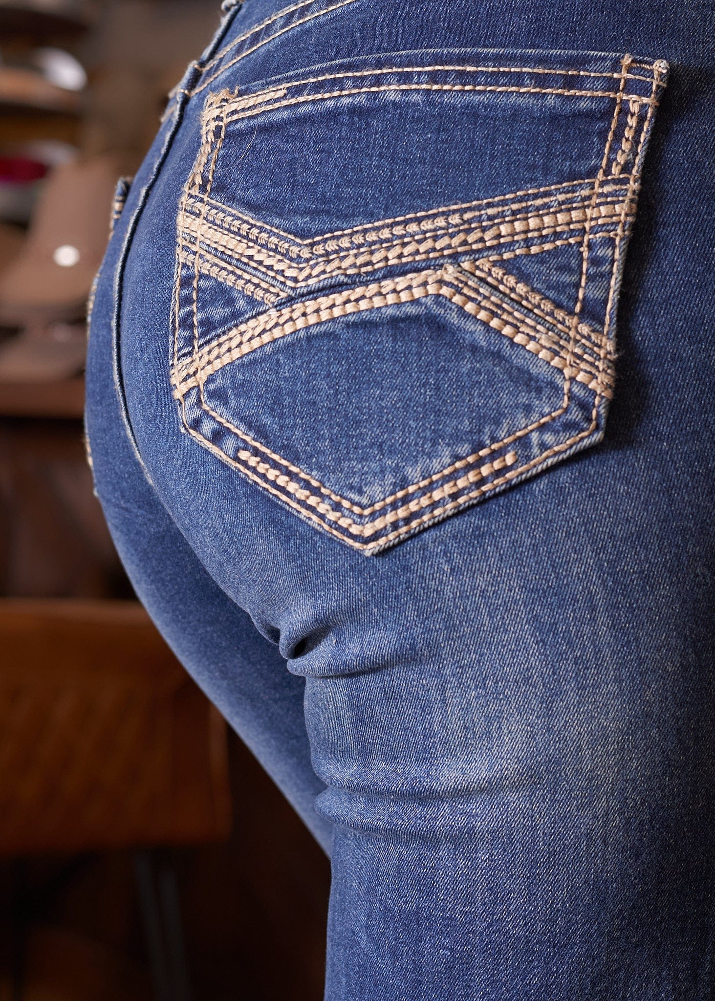 Petal Stitch Embroidered Riding Jean by Rock & Roll - Henderson's Western Store