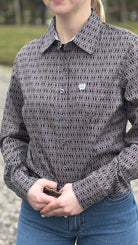 Ladies Cinch  ~ Brown Geo - Henderson's Western Store