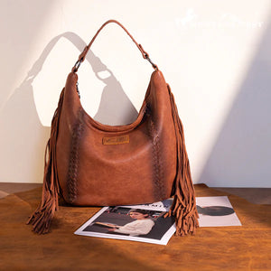 Load image into Gallery viewer, MW Fringe Hobo/Crossbody