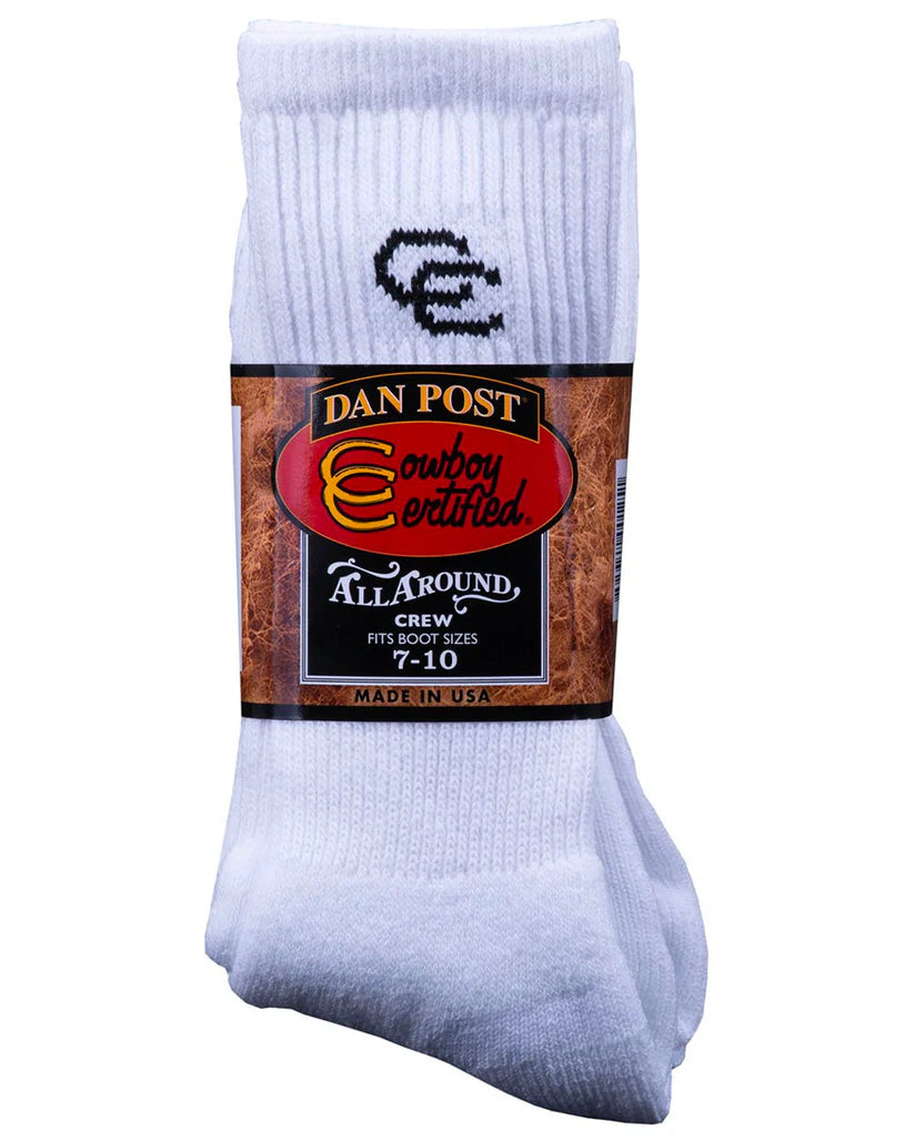 Cowboy Certified Socks ~ All Round Crew - Henderson's Western Store