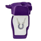 Horses Head Necklace ~Horseshoe~Purple - Henderson's Western Store