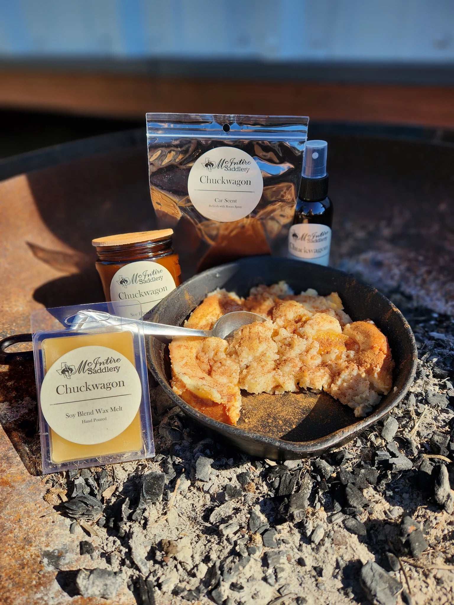 McIntire Saddlery Candles ~ Chuckwagon - Henderson's Western Store