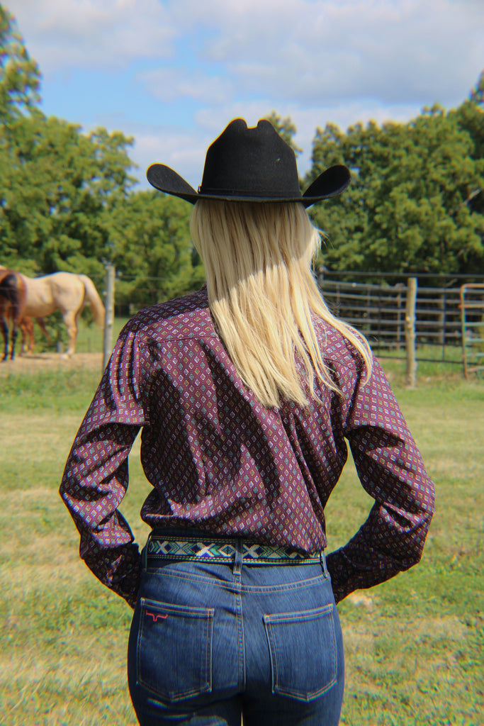 Ladies Cinch Arenaflex ~ Purple