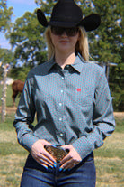 Ladies Cinch Arenaflex ~ Harbor Blue - Henderson's Western Store