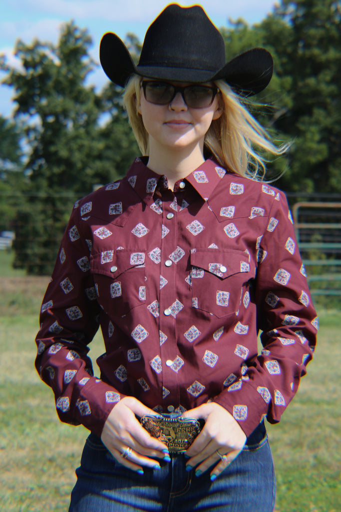 Ladies Wrangler Essential  ~ Burgundy