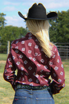 Ladies Wrangler Essential  ~ Burgundy - Henderson's Western Store