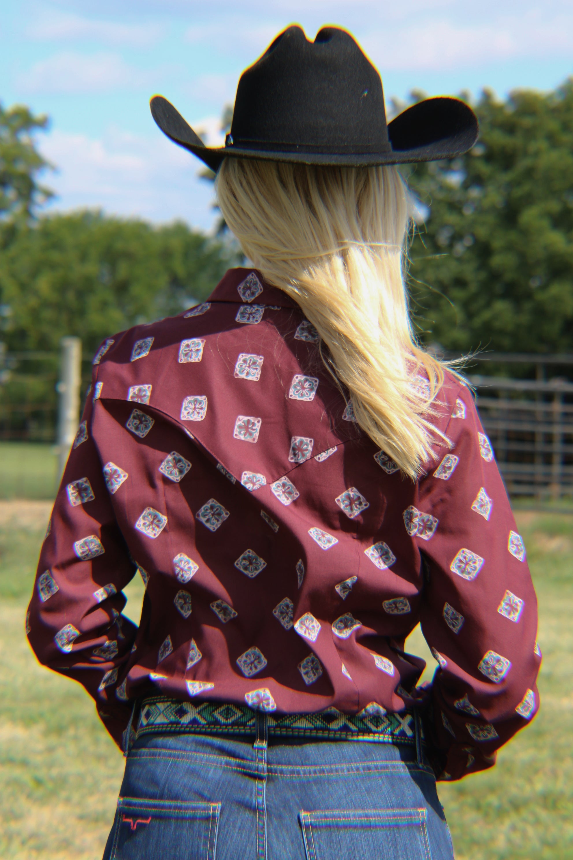 Ladies Wrangler Essential  ~ Burgundy - Henderson's Western Store