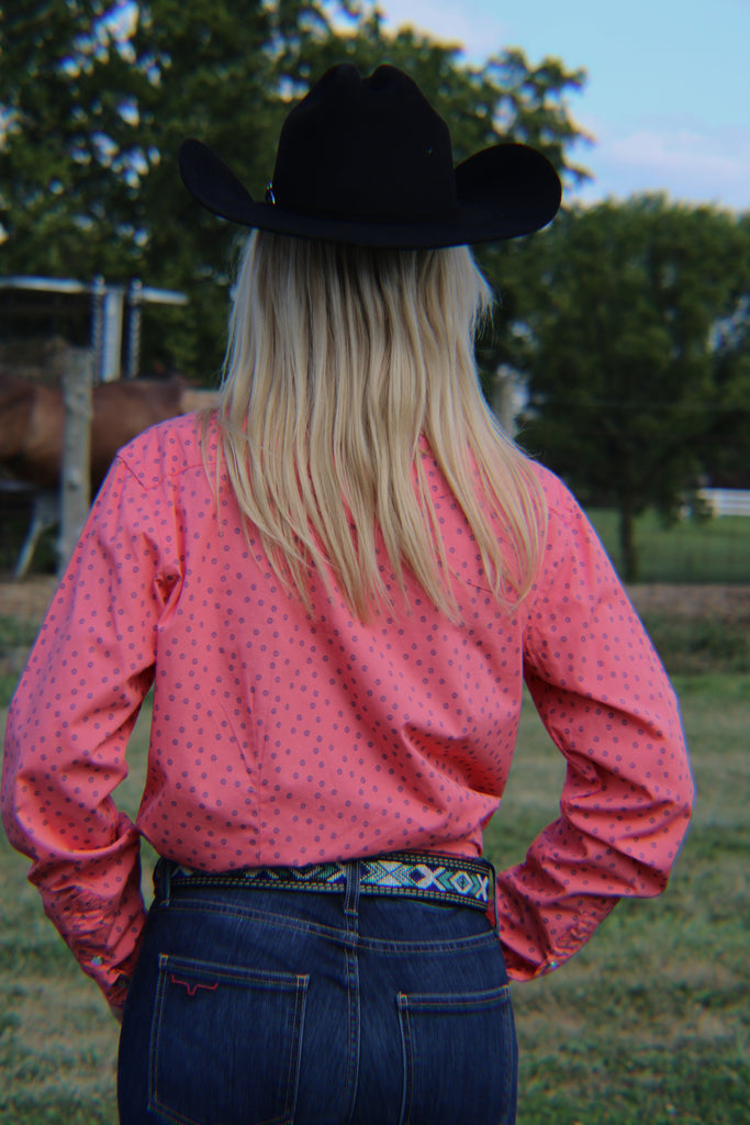 Ladies Rough Stock ~ Coral~ Only Medium, X-Large