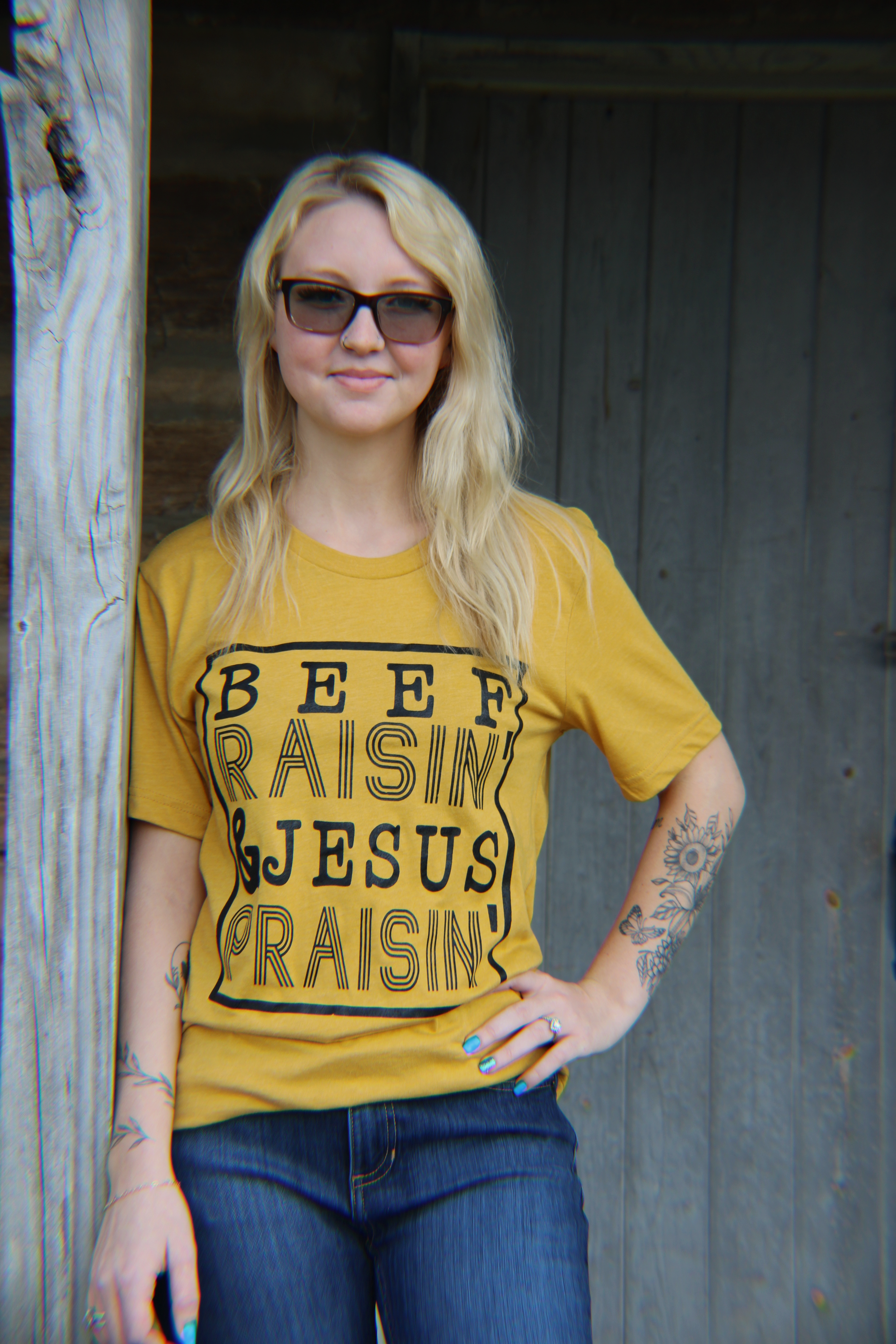 Beef Raisin Jesus Praisin Tee - Henderson's Western Store