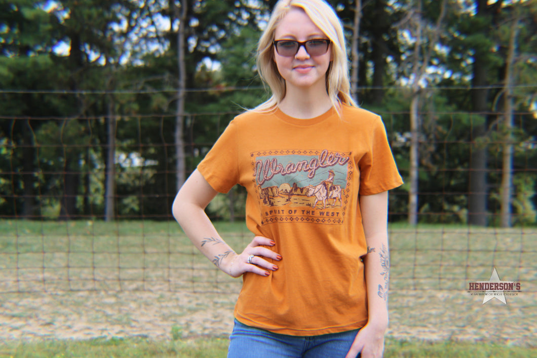 Ladies Wrangler Logo Tee