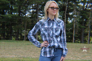 Load image into Gallery viewer, Navy Plaid by Roper