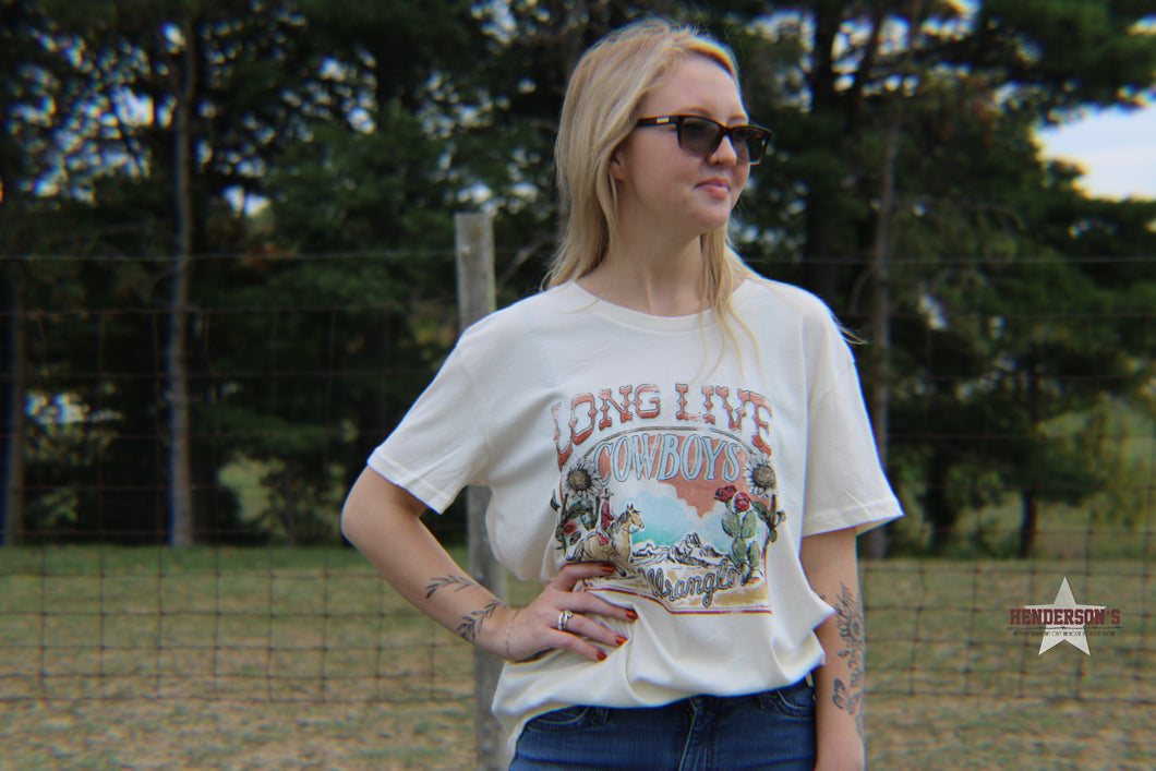 Long Live Cowboys Tee by Wrangler