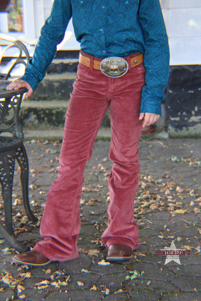 Girl's Retro Corduroy Wrangler Jeans