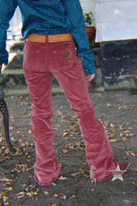 Load image into Gallery viewer, Girl&#39;s Retro Corduroy Wrangler Jeans