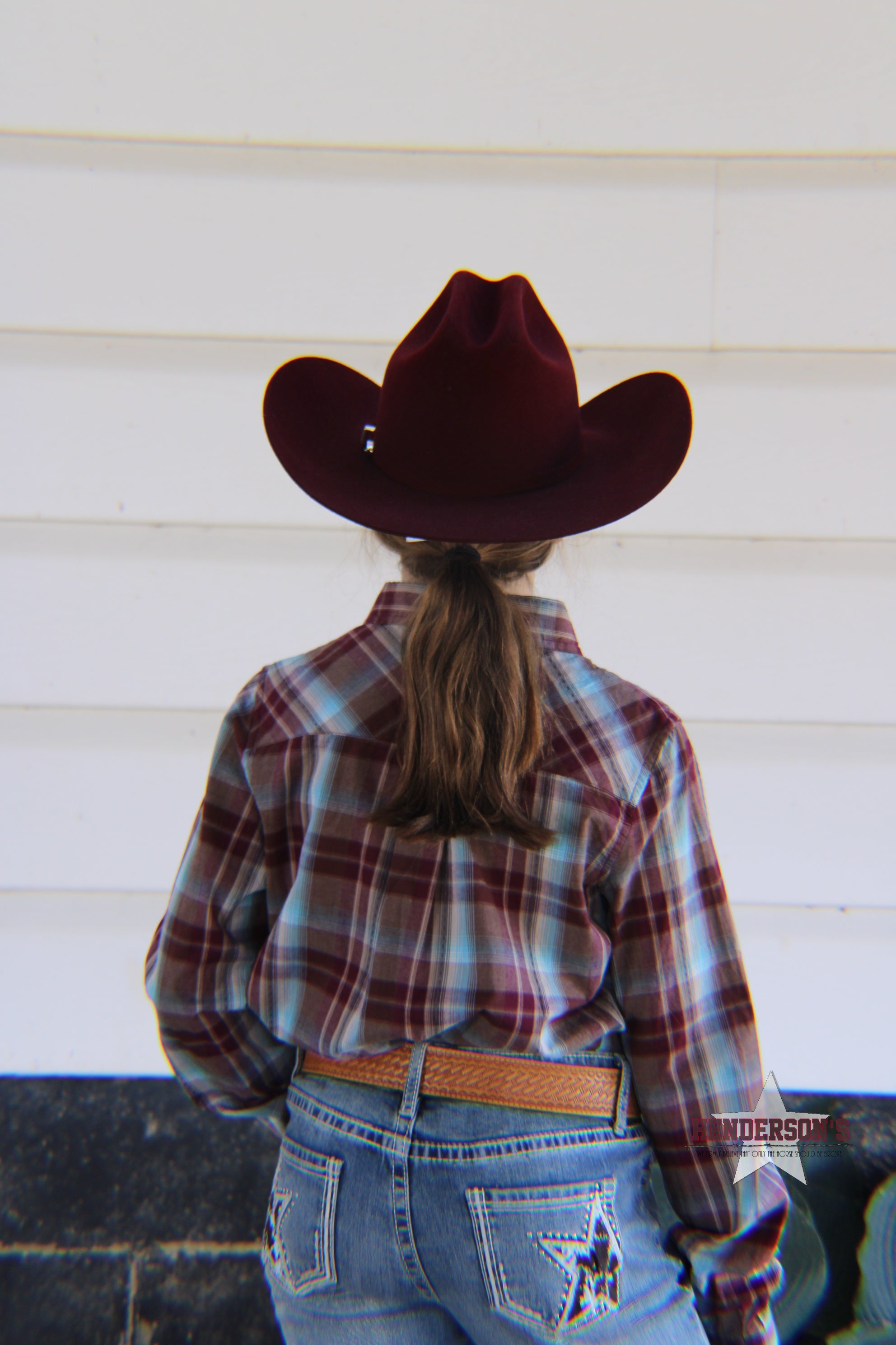 Girl's Southwest Plaid by Roper - Henderson's Western Store
