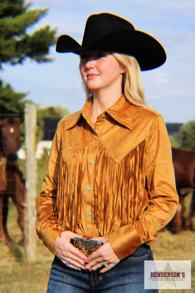 Lainey Wilson Fringe Shirt by Wrangler X