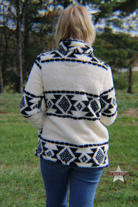 Load image into Gallery viewer, Ladies Roper Aztec Sherpa