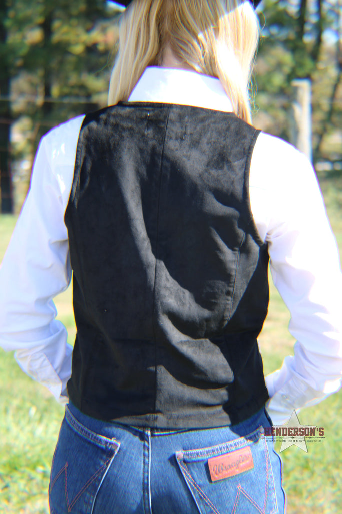 Microsuede Yoked vest