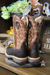 Load image into Gallery viewer, Western Work Boots by Twisted X ~ Alloy ~ Chocolate